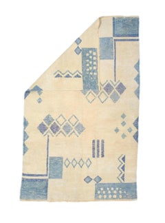 Feiner skandinavischer Mid-Century-Teppich 4'0" x 6'4"