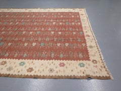 Fine Mid-Century Square Format Bessarabian Kilim