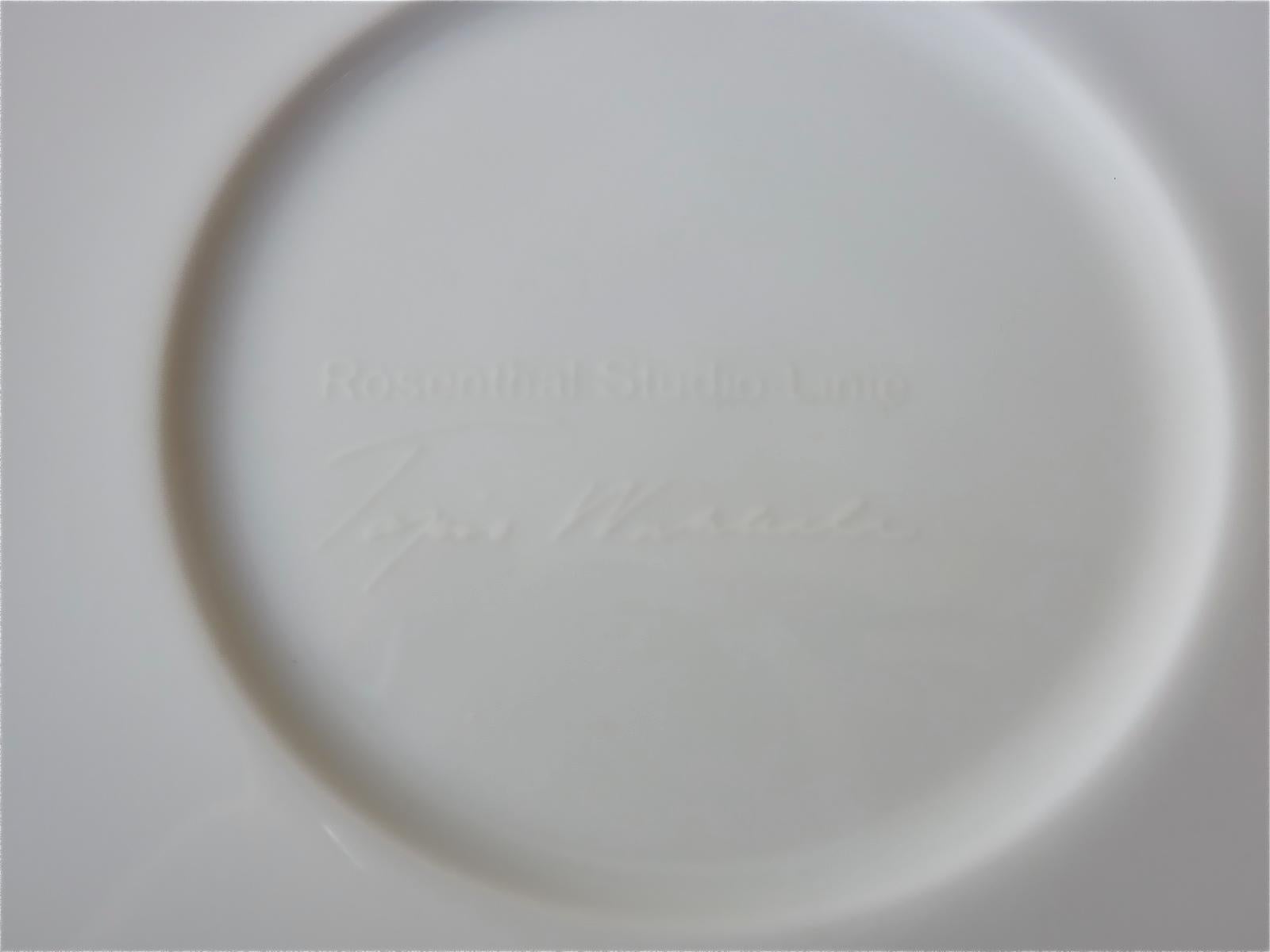 Fine Midcentury Tapio Wirkkala Rosenthal Coffee Set Gilt White Porcelain 1960s For Sale 6