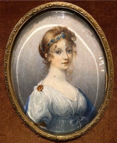 Fine Miniature of the Queen of Prussia, Louise