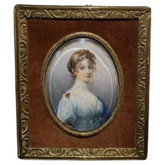 Antique Fine Miniature of the Queen of Prussia, Louise