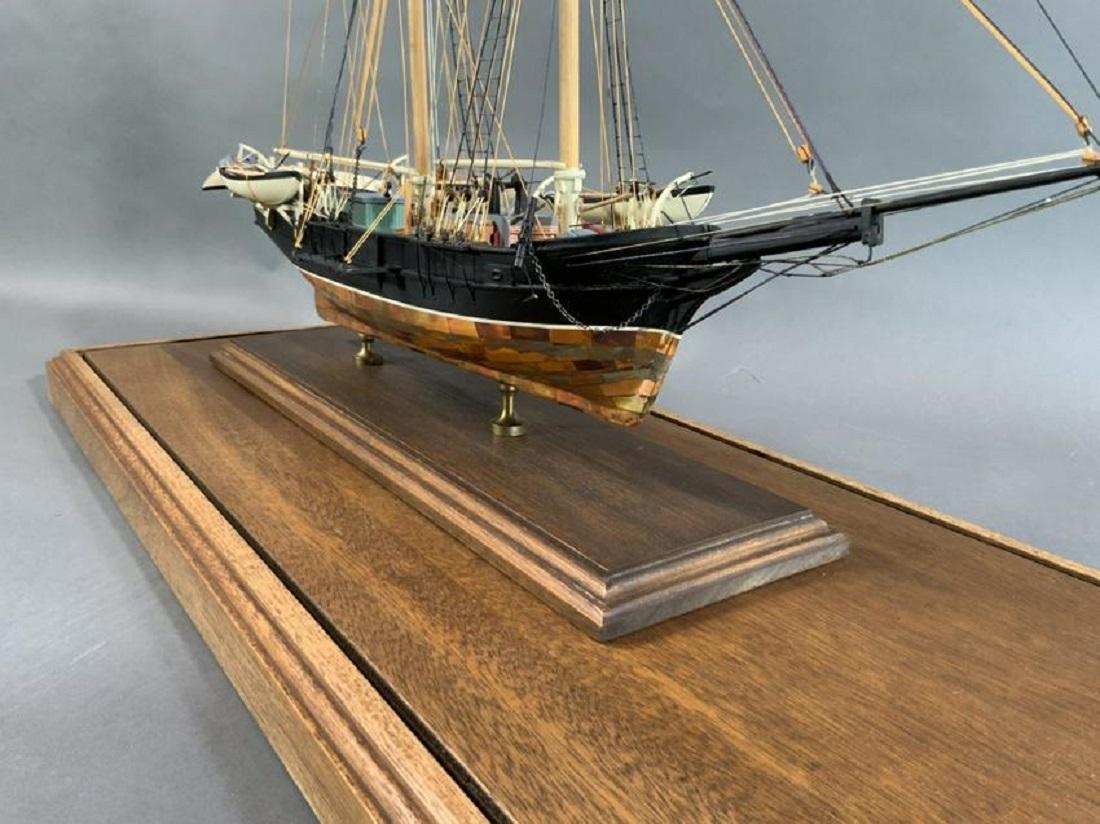 Wood Fine Model of the American Whaleship Kate Cory by William Hitchcock