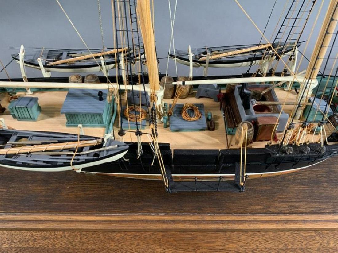 Fine Model of the American Whaleship Kate Cory by William Hitchcock 2