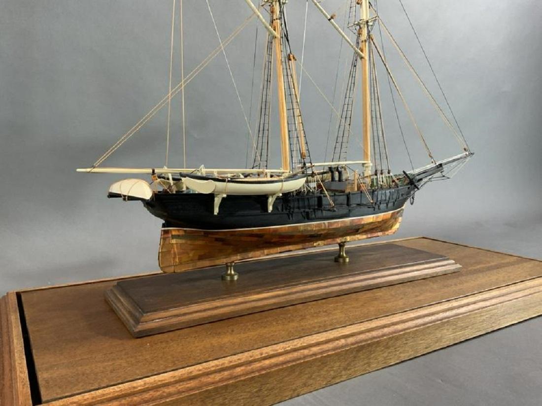 Fine Model of the American Whaleship Kate Cory by William Hitchcock 3