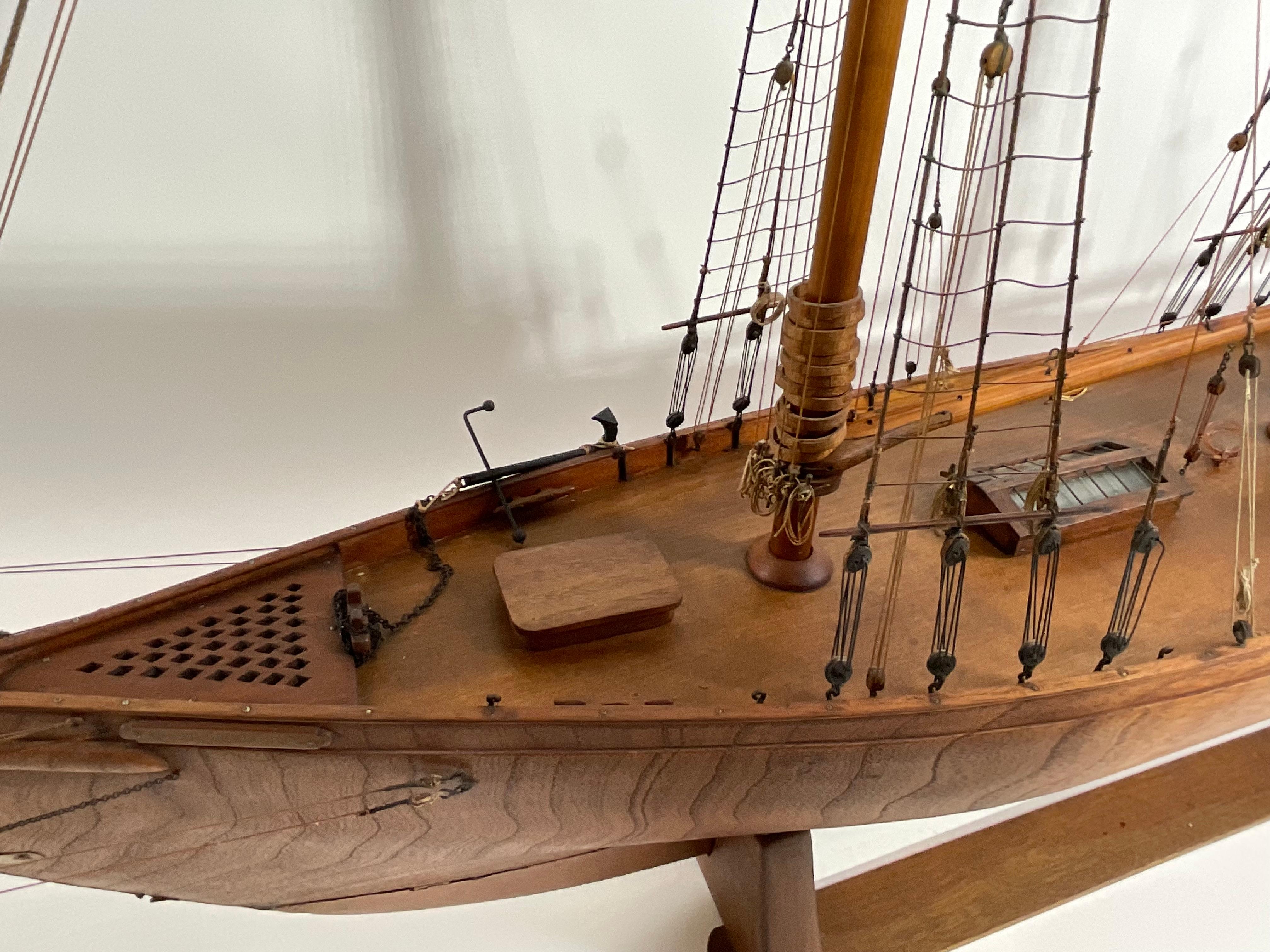 Fine Model of the Fishing Schooner Columbia For Sale 8