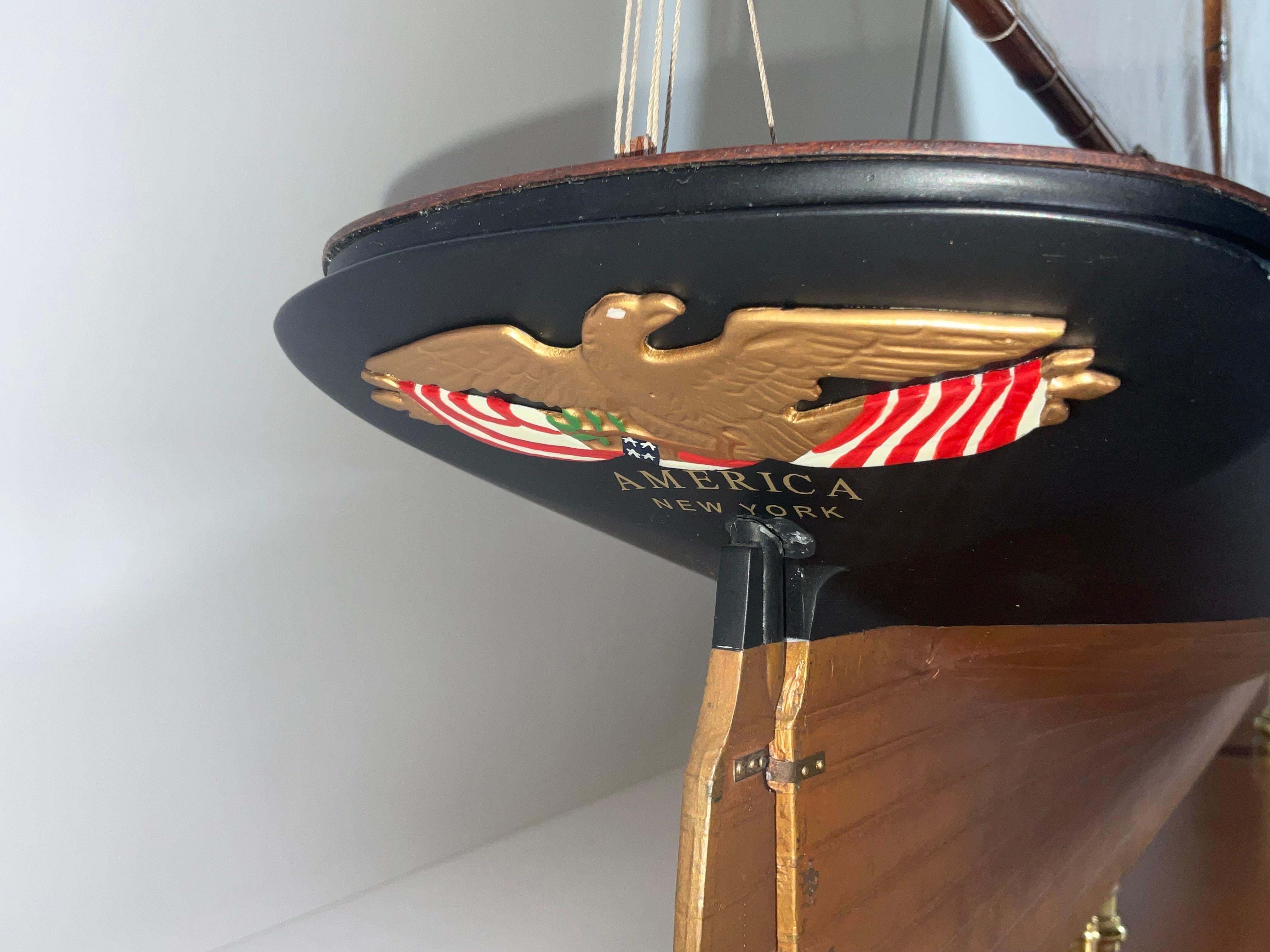 Modèle du yacht Schooner Yacht America en vente 6