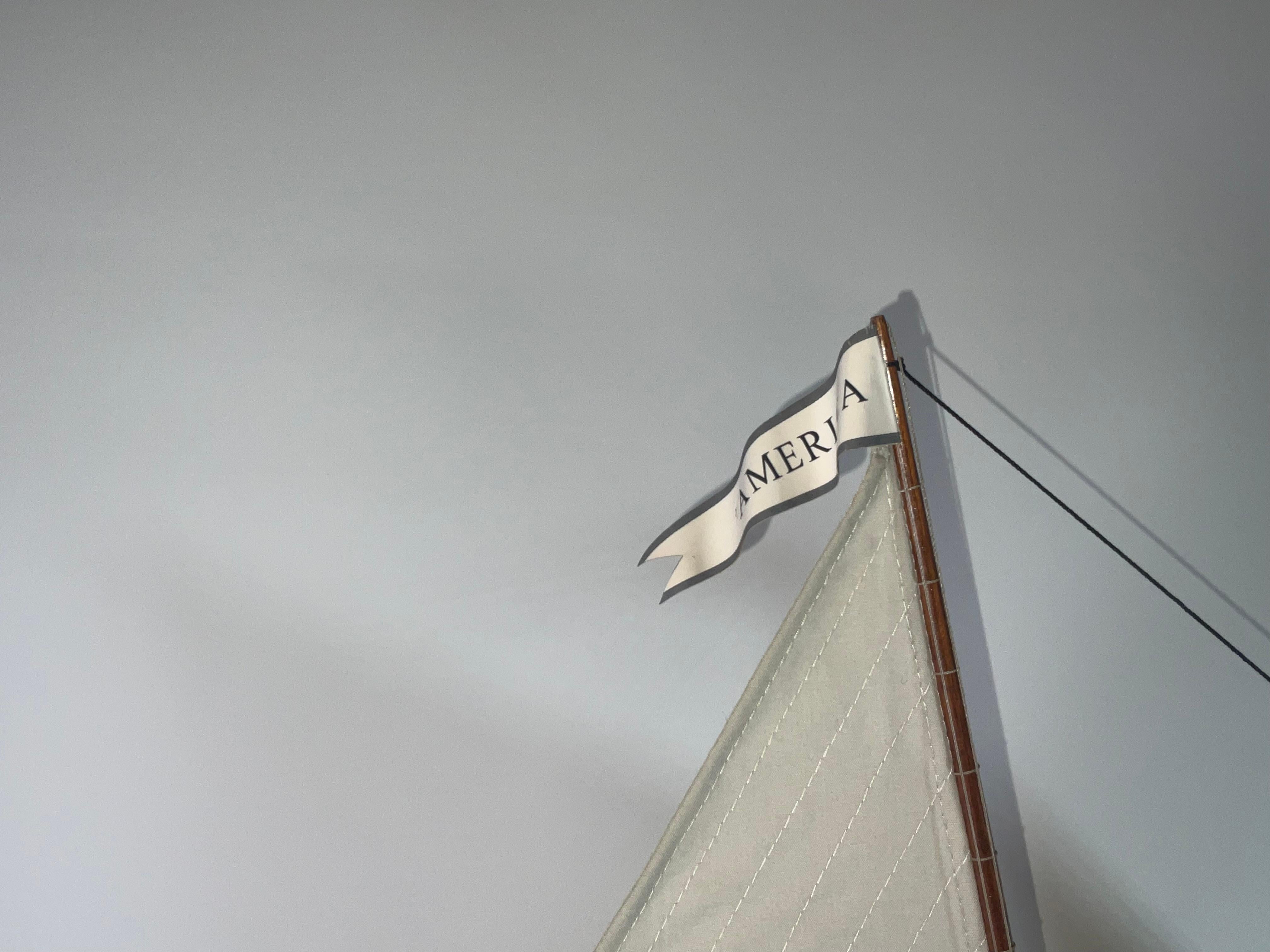 Modèle du yacht Schooner Yacht America en vente 8
