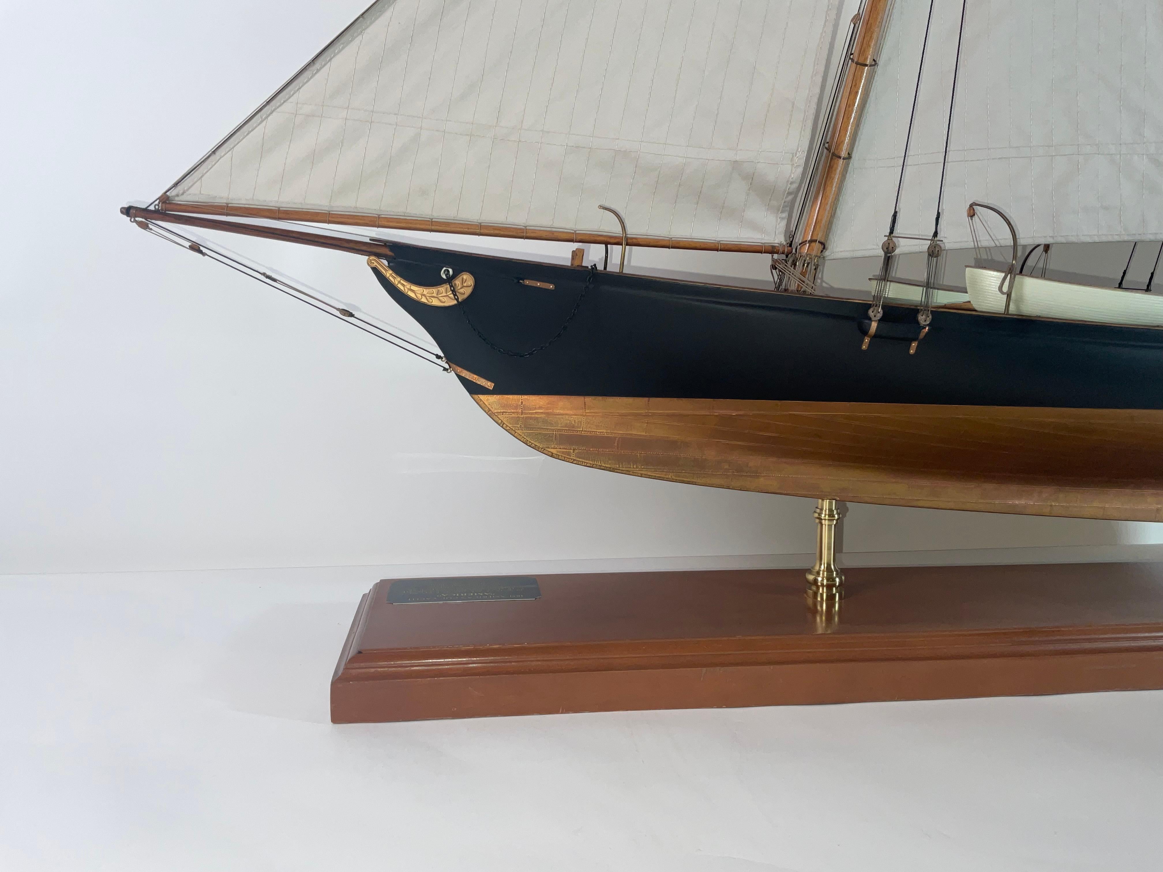 Modèle du yacht Schooner Yacht America en vente 9