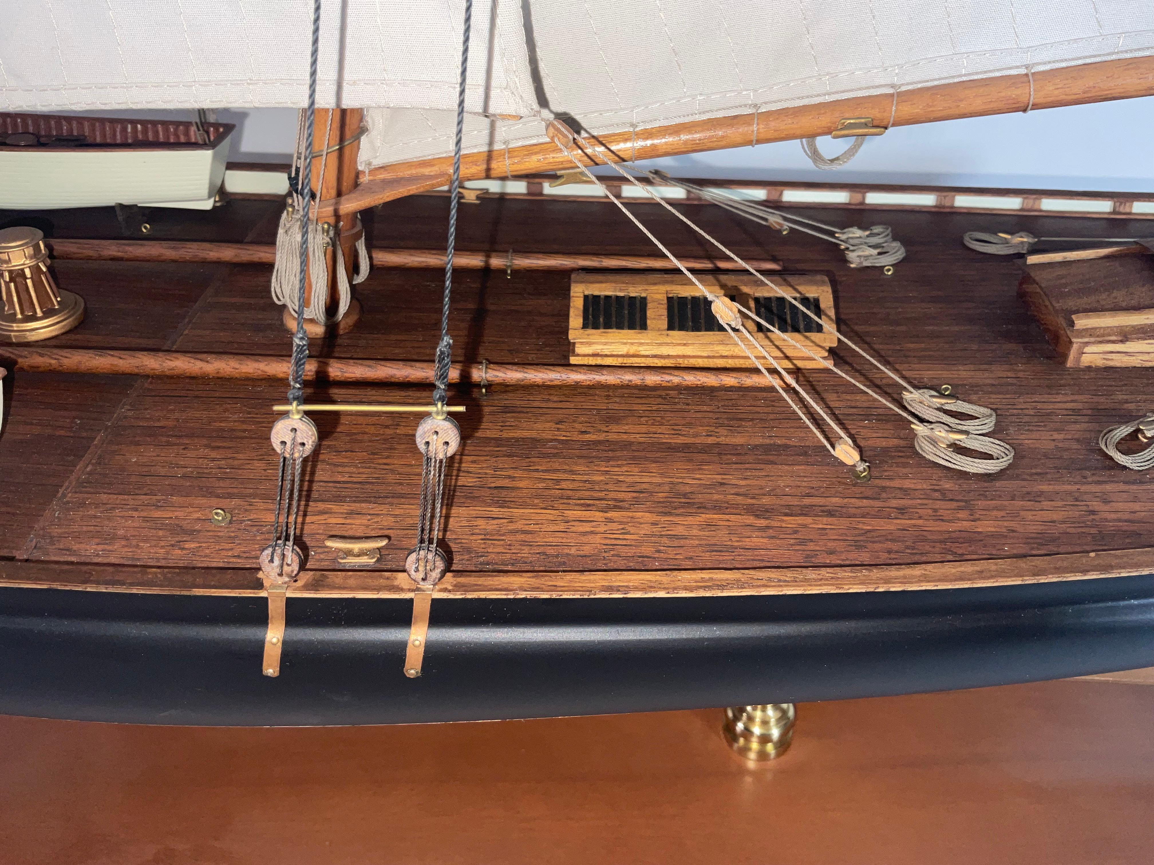 Modèle du yacht Schooner Yacht America en vente 12