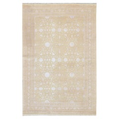 Fine Modern Wool & Silk Rug