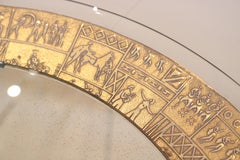 Fine Modernist Backlit Mirror by M. Furgieri