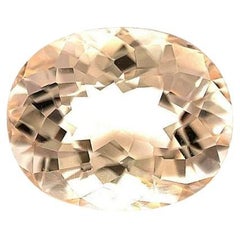 Fine Morganite 2.26ct Peach Orange Pink Beryl Oval Cut Loose Gem