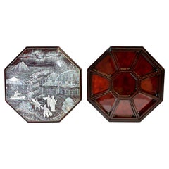 Fine Mother of Pearl Sweetmeat Box with 9 Trays