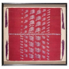 Fine Native American Ceremonial Tzute In Custom Frame