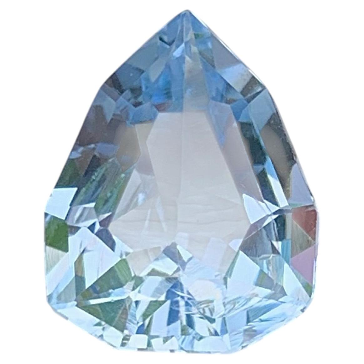Feiner natürlicher Aquamarin Beryll 3.17 Karat - Madagaskar - Sammlerqualität Edelstein