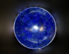 Schale aus natürlichem Lapislazuli, zwei 8,25"