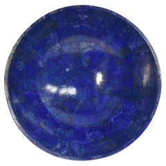 Fine Natural Lapis Lazuli Bowl Two 8.25" 