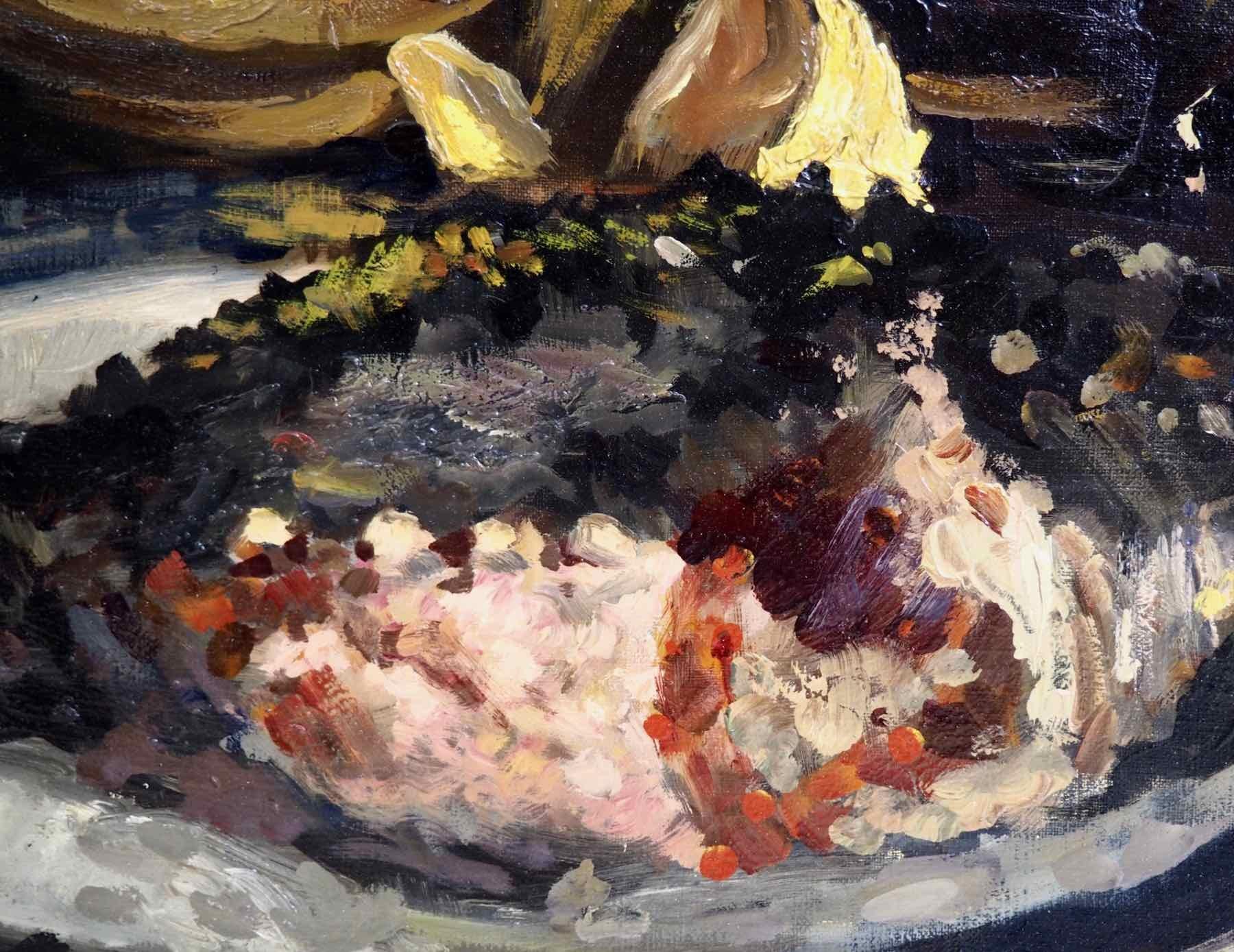 Europeo Pittura Nature Morte, firmata e datata '31, olio su tela in vendita