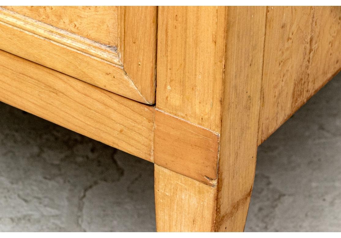 Fine cassapanca in stile neoclassico in betulla in vendita 1