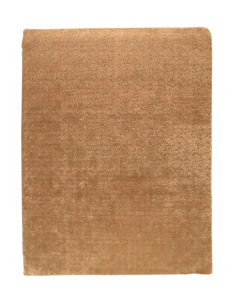 Fine Nepalease Rug, Wool and Silk, Hand Knotted For Sale at 1stDibs