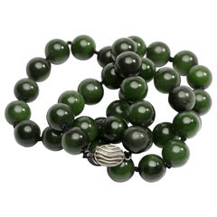 Fine Nephrite Jade Necklace