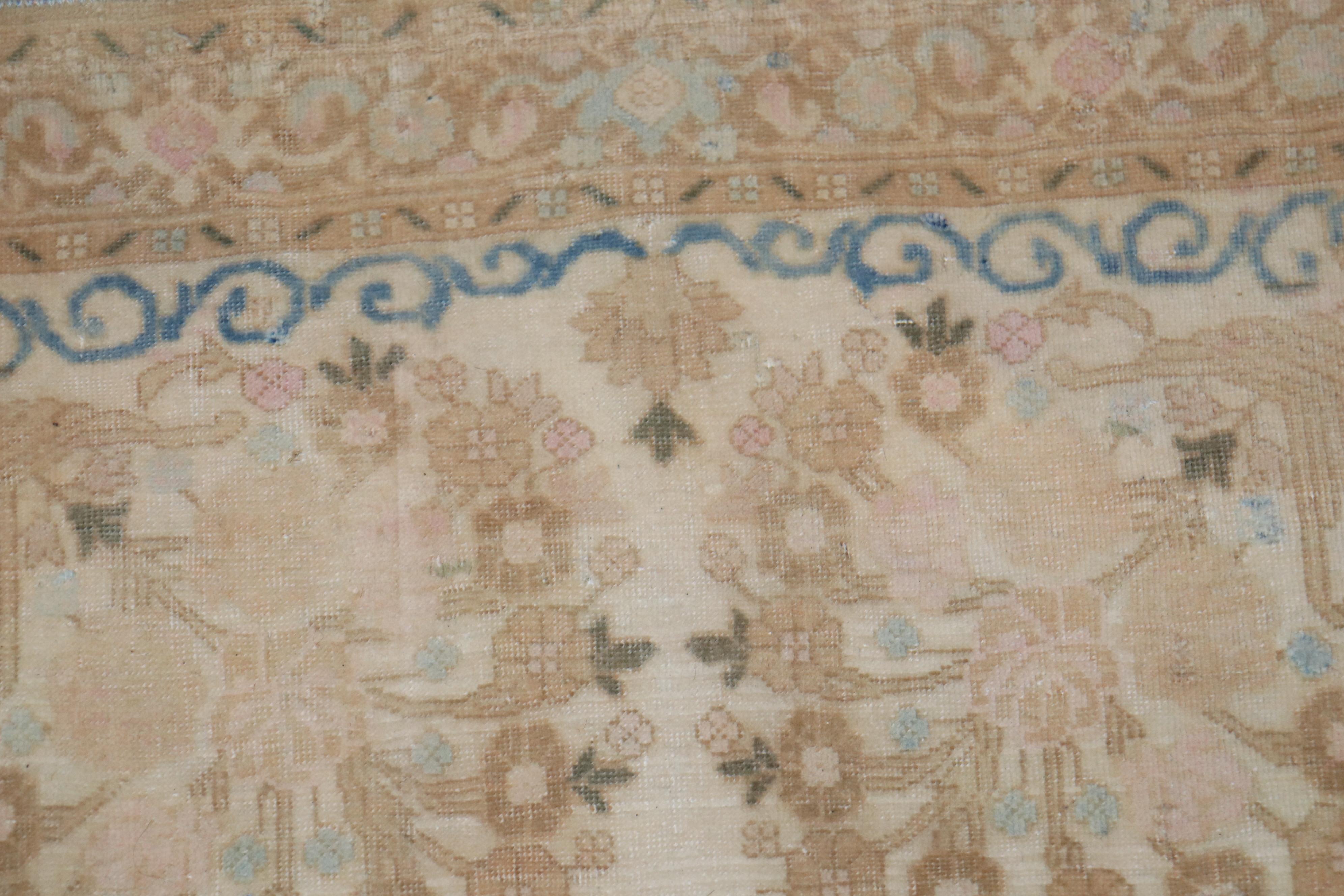 Agra Tappeto persiano neutro fine Kashan in vendita