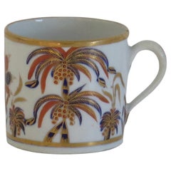 Fine Newhall Porcelain Coffee Can Hand Painted Pattern 484, Georgian Circa 1805