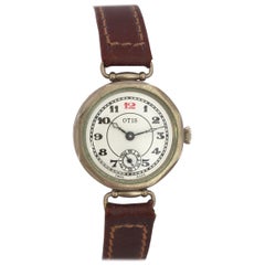 Fine Nickel 1920s Vintage Otis Trench Watch
