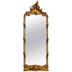 Fine Nord Italian 18th Century Painted Mirror