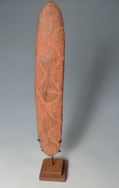 Fine Old Australian Aboriginal Churinga or Sacred Message Board