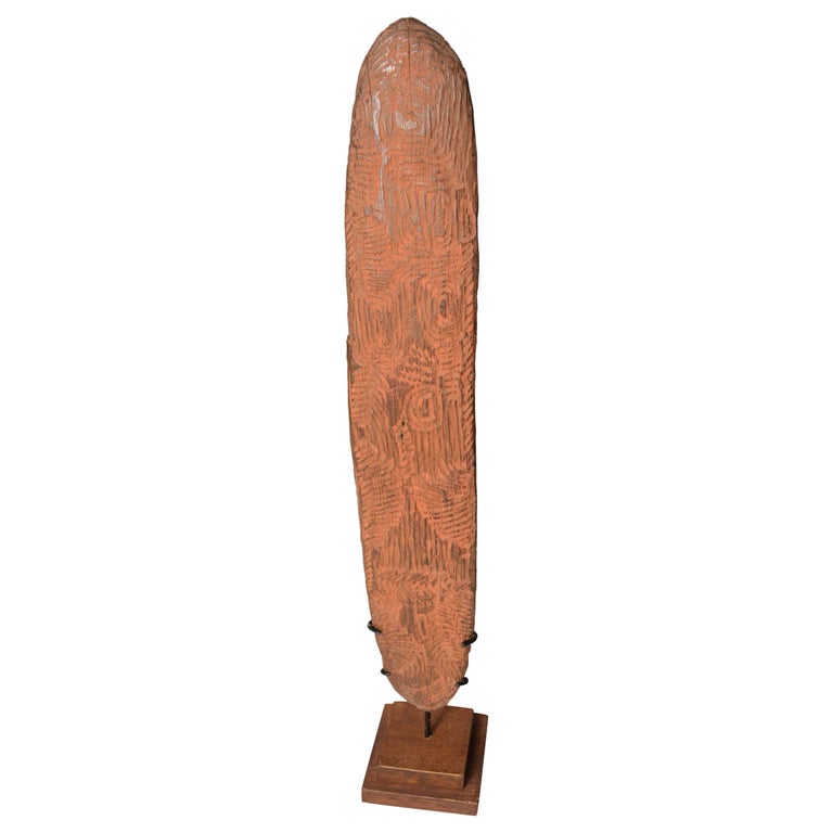 Fine Old Australian Aboriginal Churinga or Sacred Message Board For ...