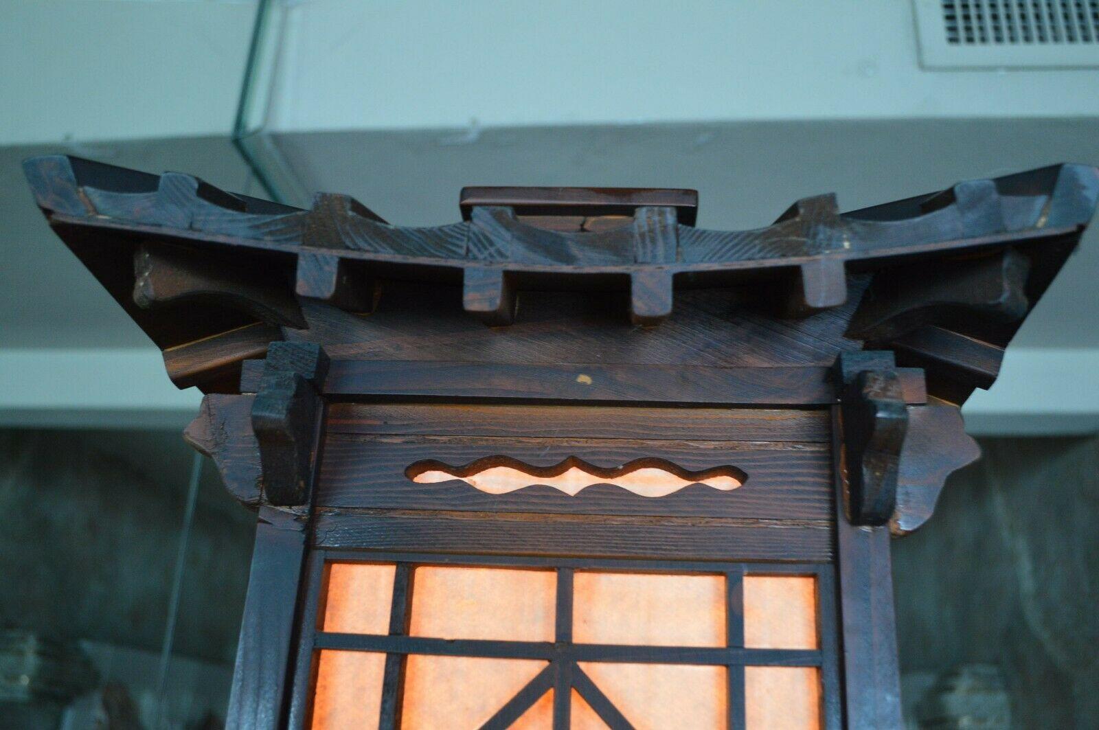 Fine Old Japanese Tall Shoji Floor Light Midcentury, Immediately Usable 7