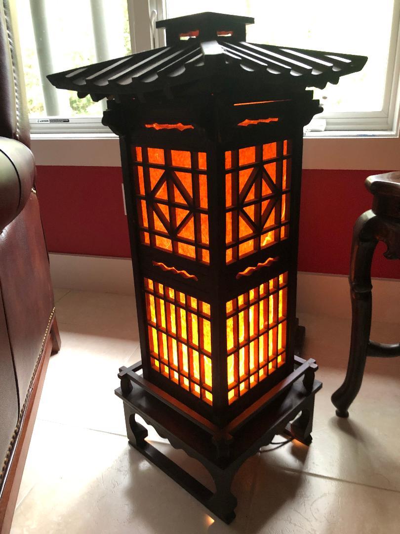 Fine Old Japanese Tall Shoji Floor Light Midcentury, Immediately Usable 5