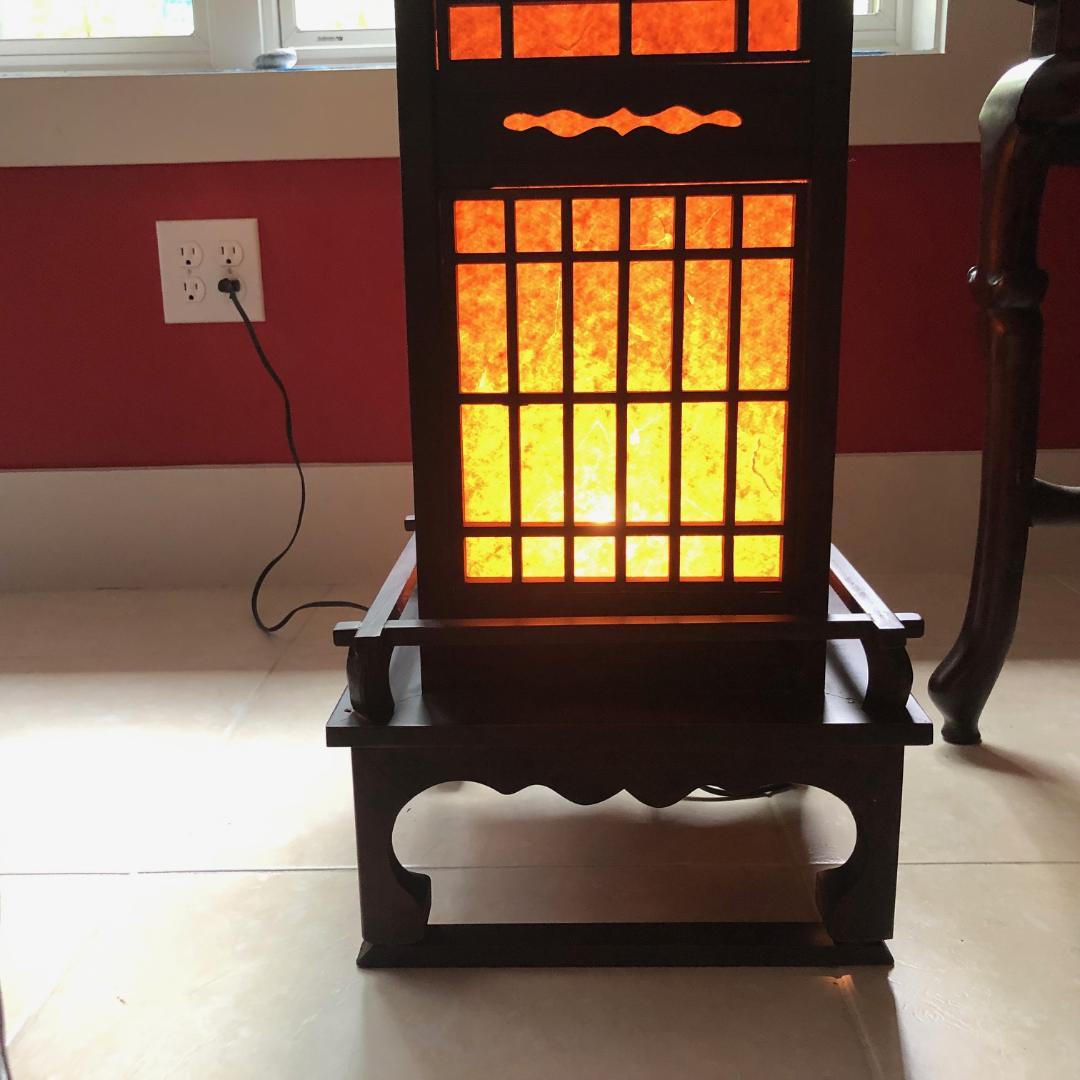 Fine Old Japanese Tall Shoji Floor Light Midcentury, Immediately Usable 8
