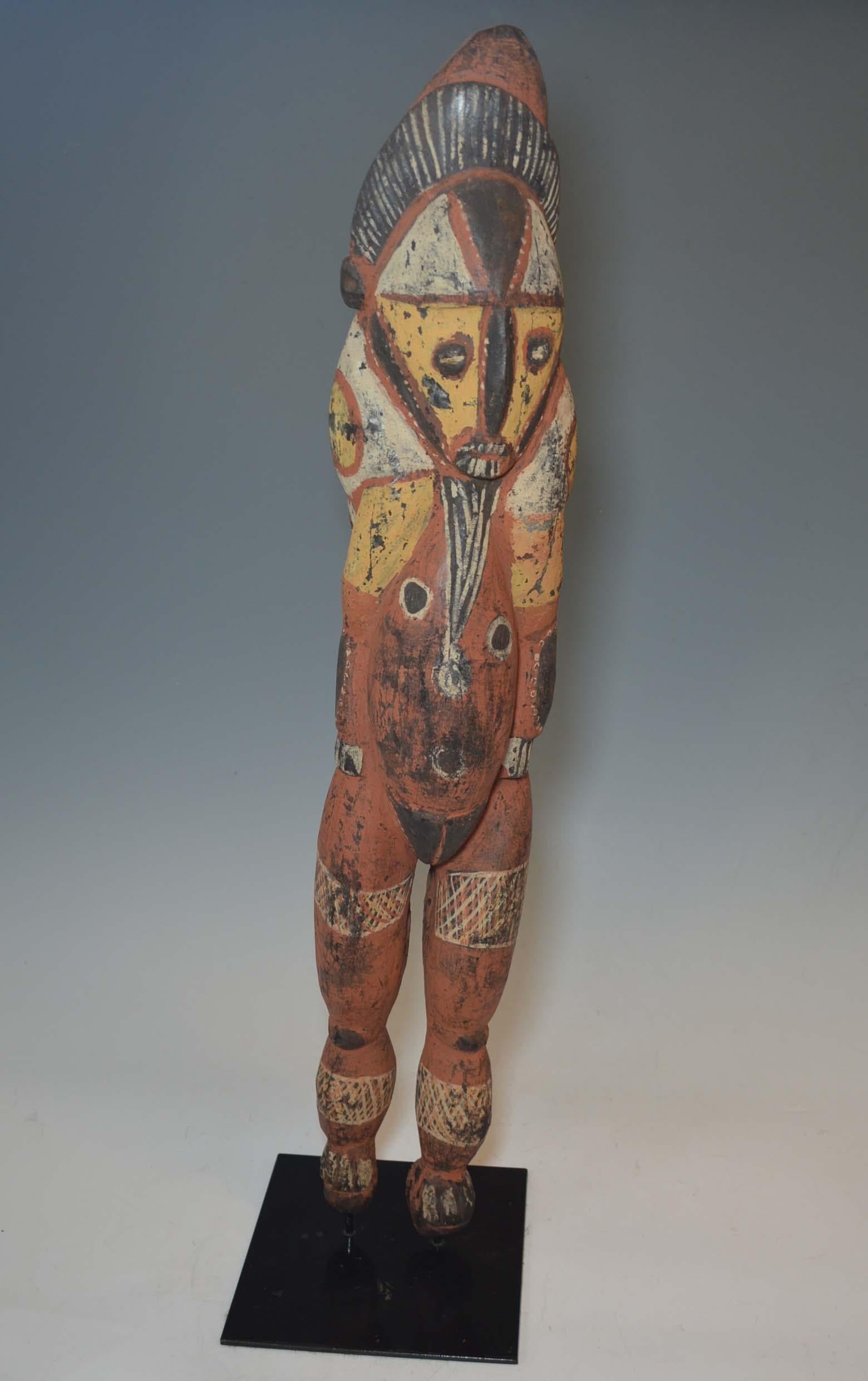 Papua New Guinean Fine Old Oceanic Ambelam Figure Papua New Guinea Oceanic Art