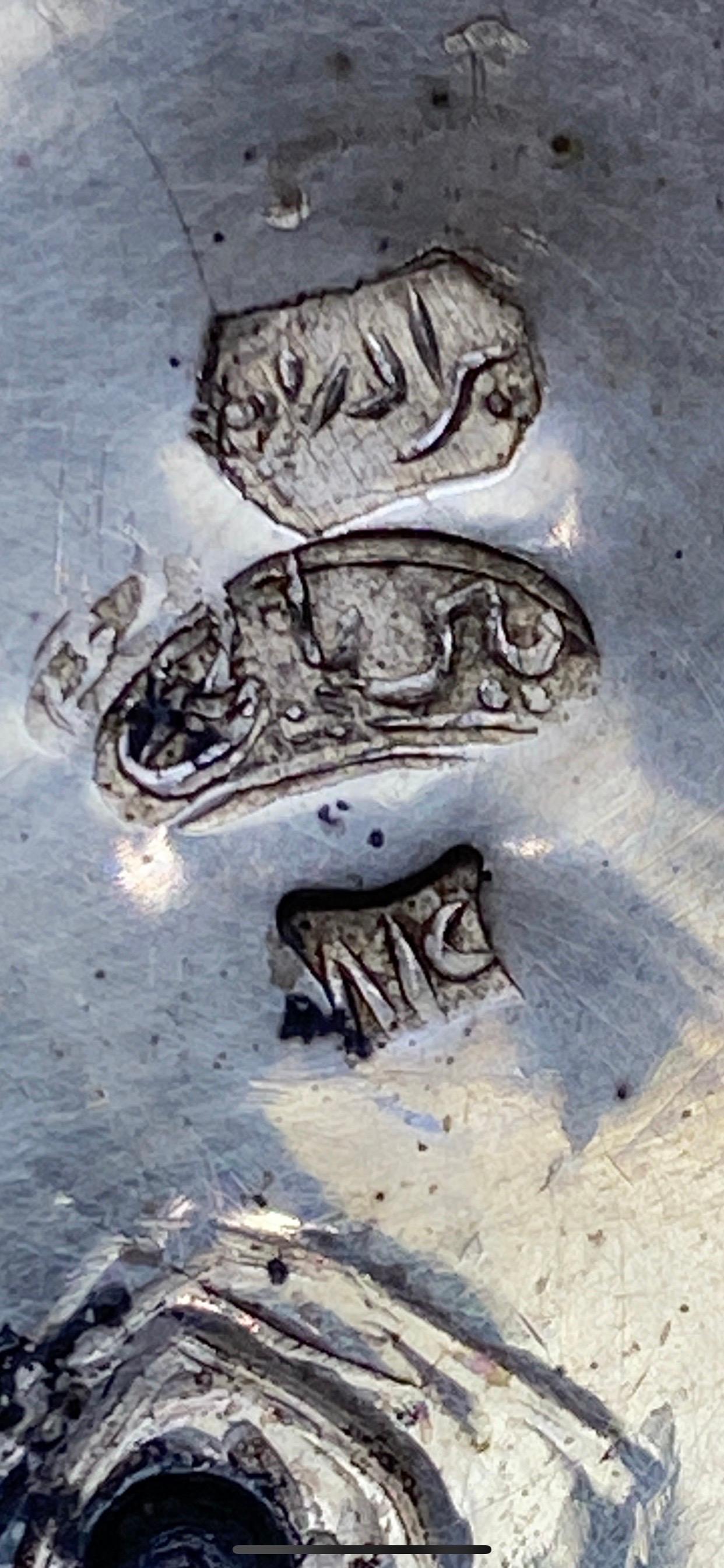 Feine alte persische islamische Qhalamzani-Repousse-Silbervase 8