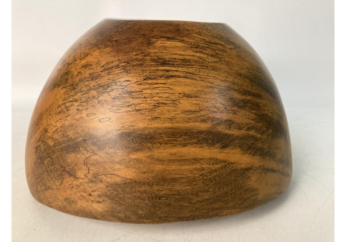 Fine Organic Mid Century Wood Bowl By David Auld For Sale 4