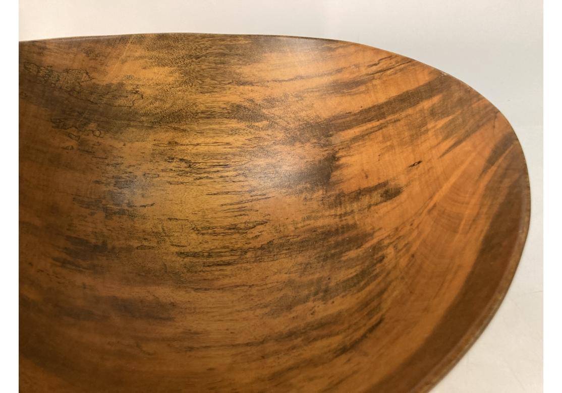 Mid-Century Modern Fine Organic Mid Century Wood Bowl By David Auld For Sale