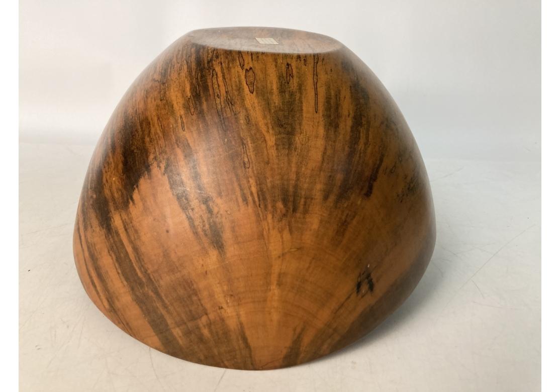 20th Century Fine Organic Mid Century Wood Bowl By David Auld For Sale