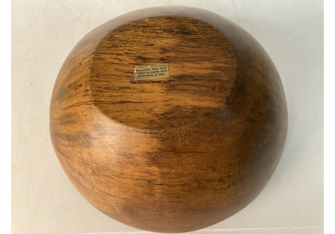 Fine Organic Mid Century Wood Bowl By David Auld For Sale 3