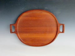 Fine Original  Early Dansk Large Teak Serving Tray by Jens Quistgaard