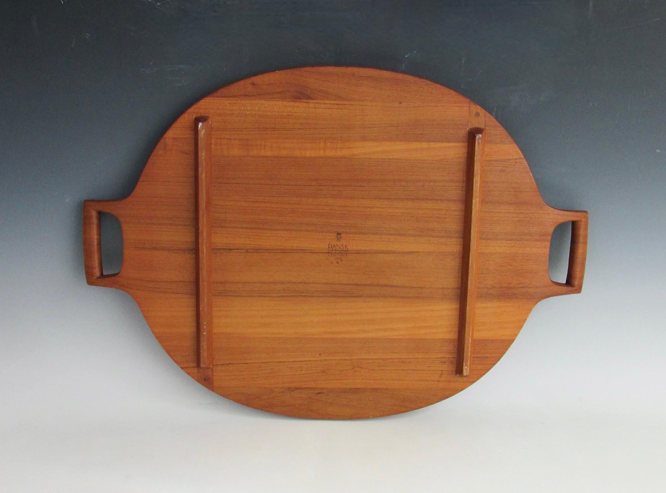 Mid-20th Century Fine Original  Early Dansk Large Teak Serving Tray by Jens Quistgaard For Sale