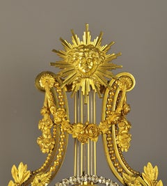 Fine Ormlou Lyre Clock