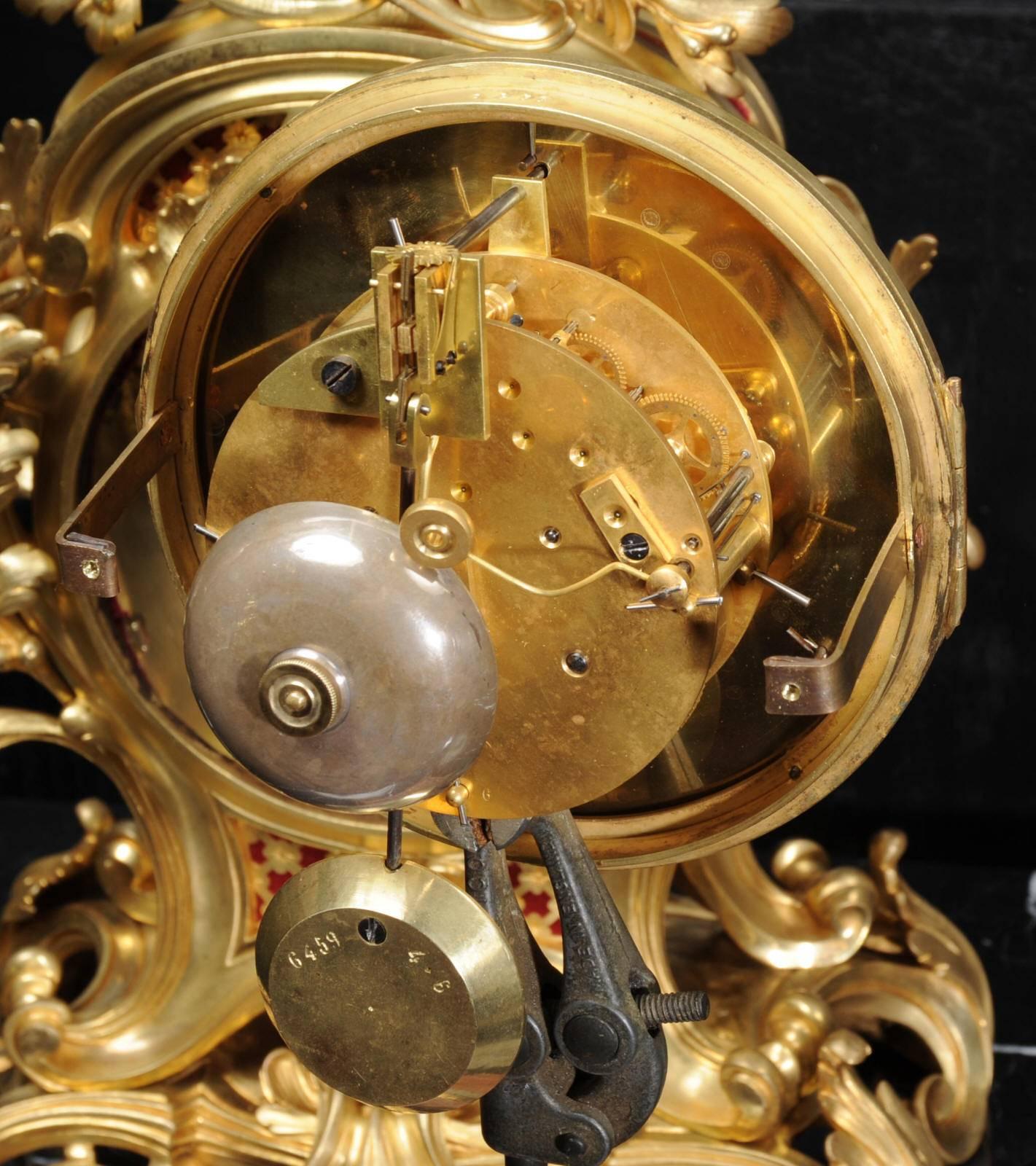 Fine Ormolu Rococo Clock by Henry Lepaute 7