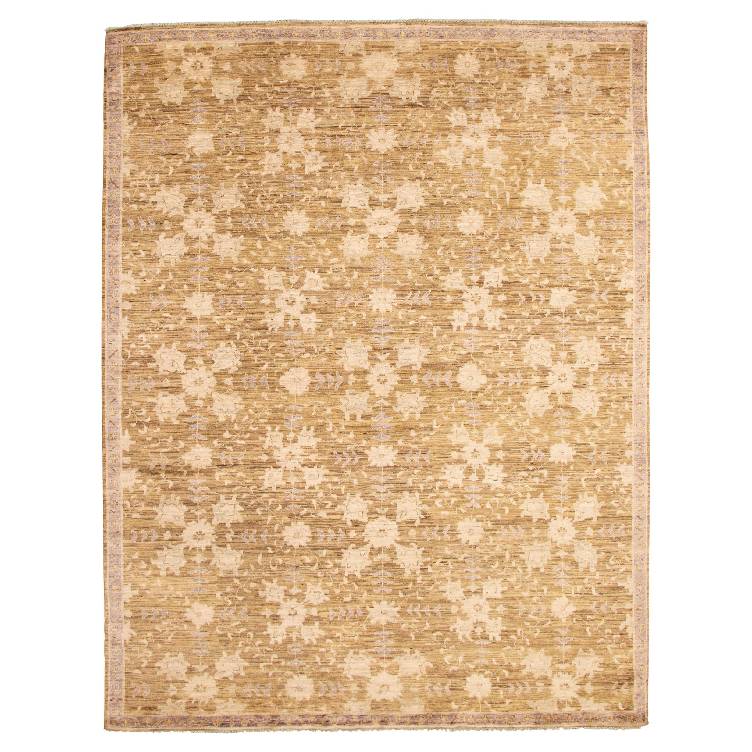 Fine Transitional Neutral Persian Oushak Carpet - 9'x12'