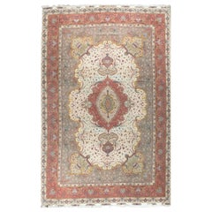 Fine Oversize Tabriz Wolle und Seide Perserteppich:: 13'2" x 20'0.