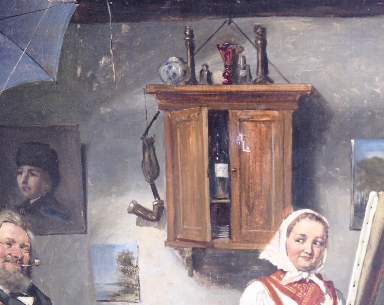 XIXe siècle Belle peinture de Waldemar Knut Gustaf Tode en vente