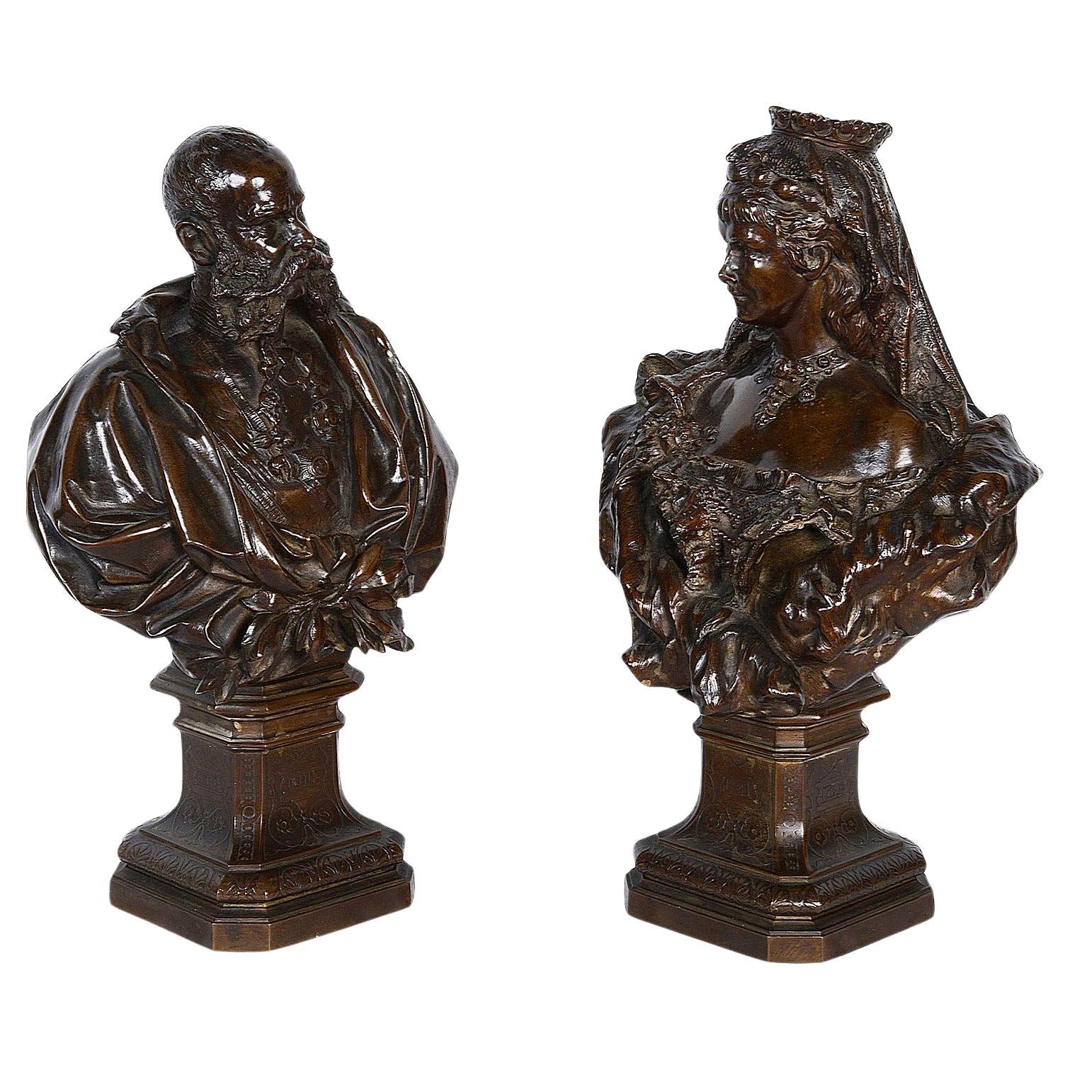 Imposing Bust from the 19th Century of King Albert the First of Belgium ...