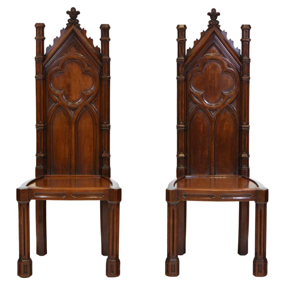 Gothic Chair Examples Gothic Style Hall Chair For Sale at 1stDibs | gothic chairs, gothic ...