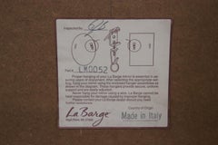 Fine Pair LaBarge Gilded Beveled French Louis XV Style Mirrors Made in Italy